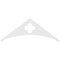 Ekena Millwork Pitch Turner Architectural Grade PVC Gable Pediment, 60"W x 22 1/2"H x 1"P (9/12) GPP060X023X100TUR - alternate 3